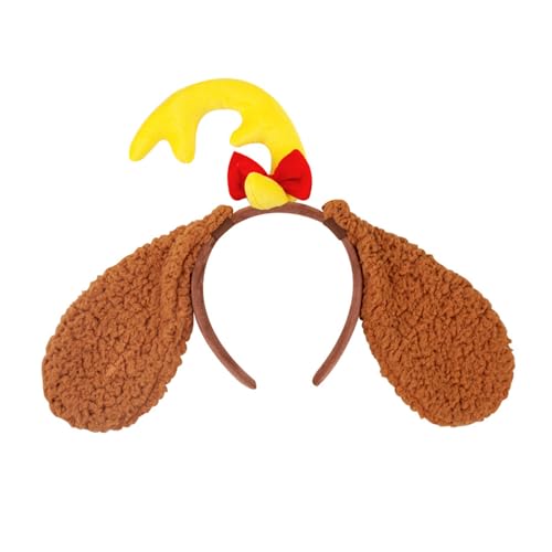 NONGYU Niedliches Plüsch-Stirnband, lustiger Halloween-Haarreif für Erwachsene und Kinder, Geburtstags-/Versammlungs-Kopfschmuck, Cosplay-Party-Zubehör NONGYU Niedliches Plüsch-Stirnband, lustiger Halloween-Haarreif für Erwachsene und Kinder, Geburtstags-/Versammlungs-Kopfschmuck, Cosplay-Party-Zubehör von NONGYU