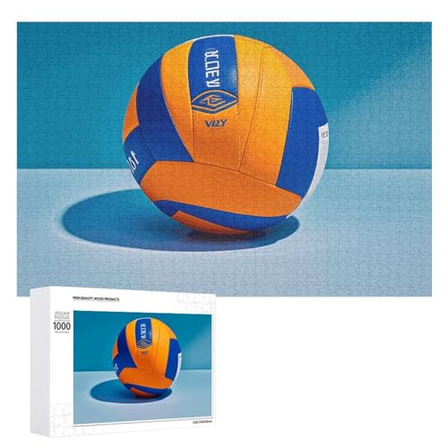 Blaues Volleyball-Puzzle für Damen und Herren, 1000 Teile, Puzzle für Erwachsene, herausforderndes Puzzle für Familie, Hochzeitsgeschenk Blaues Volleyball-Puzzle für Damen und Herren, 1000 Teile, Puzzle für Erwachsene, herausforderndes Puzzle für Familie, Hochzeitsgeschenk von NONHAI