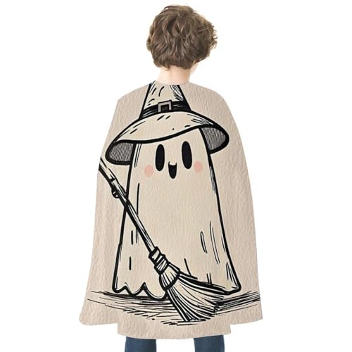 NONHAI Besen Geisterumhang für Damen und Herren, wendbarer Umhang, Halloween-Umhang, Halloween-Kostüme, Erwachsenen-Umhang für Cosplay-Party NONHAI Besen Geisterumhang für Damen und Herren, wendbarer Umhang, Halloween-Umhang, Halloween-Kostüme, Erwachsenen-Umhang für Cosplay-Party von NONHAI