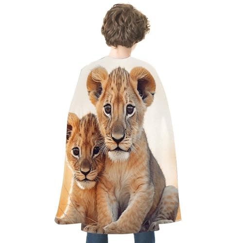 NONHAI Kleiner Löwenumhang für Damen und Herren, wendbarer Umhang, Halloween-Umhang, Halloween-Kostüme, Erwachsenen-Umhang für Cosplay-Party NONHAI Kleiner Löwenumhang für Damen und Herren, wendbarer Umhang, Halloween-Umhang, Halloween-Kostüme, Erwachsenen-Umhang für Cosplay-Party von NONHAI