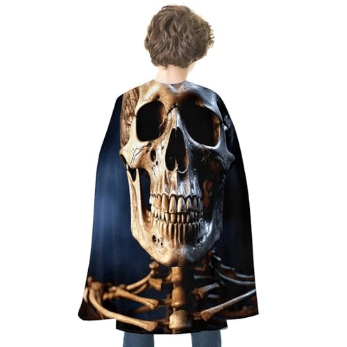 NONHAI Skelettumhang für Damen und Herren, wendbarer Umhang, Halloween-Umhang, Halloween-Kostüme, Erwachsenen-Umhang für Cosplay-Party NONHAI Skelettumhang für Damen und Herren, wendbarer Umhang, Halloween-Umhang, Halloween-Kostüme, Erwachsenen-Umhang für Cosplay-Party von NONHAI