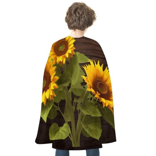 NONHAI Sonnenblumen-Umhang für Damen und Herren, wendbarer Umhang, Halloween-Umhang, Halloween-Kostüme, Erwachsenen-Umhang für Cosplay-Party NONHAI Sonnenblumen-Umhang für Damen und Herren, wendbarer Umhang, Halloween-Umhang, Halloween-Kostüme, Erwachsenen-Umhang für Cosplay-Party von NONHAI