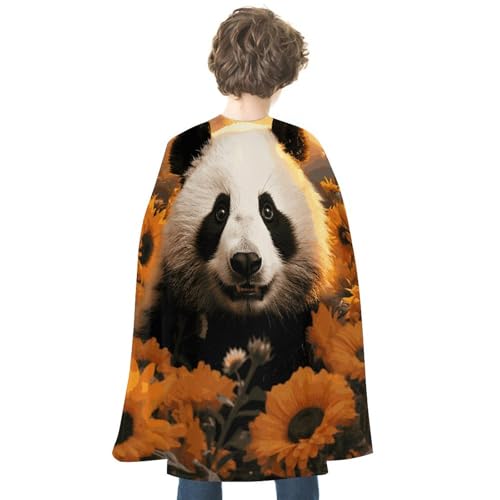 NONHAI Umhang mit Panda und Sonnenblume für Damen und Herren, wendbarer Umhang, Halloween-Umhang, Halloween-Kostüme, Erwachsenen-Umhang für Cosplay-Party NONHAI Umhang mit Panda und Sonnenblume für Damen und Herren, wendbarer Umhang, Halloween-Umhang, Halloween-Kostüme, Erwachsenen-Umhang für Cosplay-Party von NONHAI