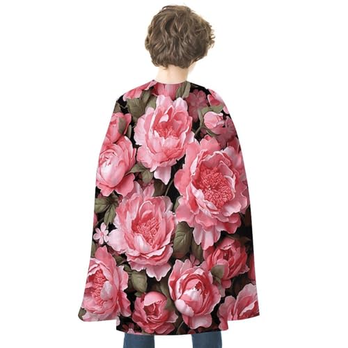 NONHAI Umhang mit Pfingstrosen und Blumen für Damen und Herren, wendbar, Halloween-Umhang, Halloween-Kostüme, Erwachsenen-Umhang für Cosplay-Party NONHAI Umhang mit Pfingstrosen und Blumen für Damen und Herren, wendbar, Halloween-Umhang, Halloween-Kostüme, Erwachsenen-Umhang für Cosplay-Party von NONHAI