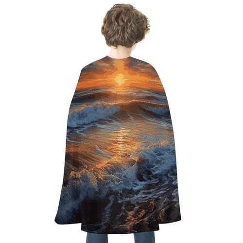 NONHAI Umhang mit Sonnenuntergang für Damen und Herren, wendbarer Umhang, Halloween-Umhang, Halloween-Kostüme, Erwachsenen-Umhang für Cosplay-Party NONHAI Umhang mit Sonnenuntergang für Damen und Herren, wendbarer Umhang, Halloween-Umhang, Halloween-Kostüme, Erwachsenen-Umhang für Cosplay-Party von NONHAI