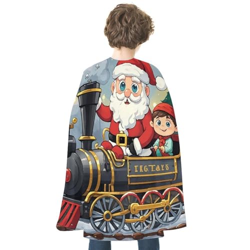 NONHAI Umhang mit Weihnachtszug für Damen und Herren, wendbar, Halloween-Umhang, Halloween-Kostüme, Erwachsenen-Umhang für Cosplay-Party NONHAI Umhang mit Weihnachtszug für Damen und Herren, wendbar, Halloween-Umhang, Halloween-Kostüme, Erwachsenen-Umhang für Cosplay-Party von NONHAI