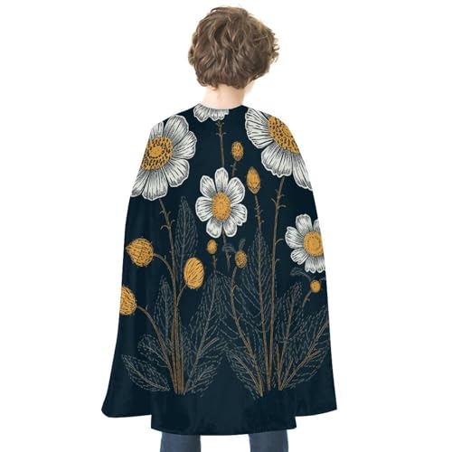 NONHAI Umhang mit drei weißen Blumen für Damen und Herren, wendbar, Halloween-Umhang, Halloween-Kostüme, Erwachsenen-Umhang für Cosplay-Party NONHAI Umhang mit drei weißen Blumen für Damen und Herren, wendbar, Halloween-Umhang, Halloween-Kostüme, Erwachsenen-Umhang für Cosplay-Party von NONHAI