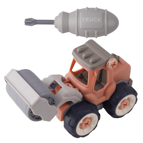 NOOLY DIY Montage Auto Spielzeug, Take Apart Baufahrzeug für 3 + Jahre alt Jungen und Mädchen CZGCC-01 (Rolle) von NOOLY