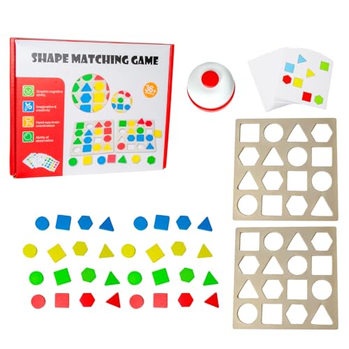 NOOLY Form Farbe Matching Brettspiel Für 3 + Jahre Alte Jungen Und Mädchen YSPD-01 von NOOLY