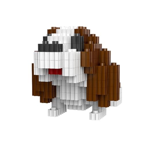 NOOLY Hund Serie Bausteine, Mini Bausteine Set Für Erwachsene Und Jungen Mädchen CLJM-01 (Baguette) von NOOLY