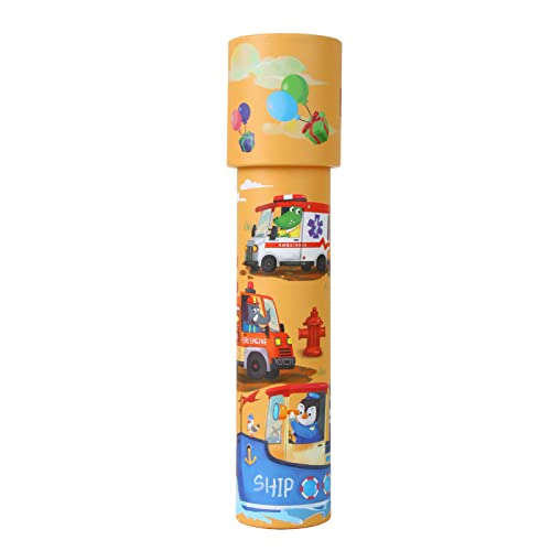 NOOLY Kinder Kaleidoskop Lernspielzeug für Kinder und Mädchen ZWHT0103 (1 Stück,Verkehr) von NOOLY