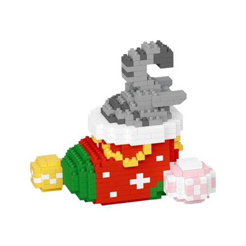 NOOLY Mikro Bauklotz Set Niedlich Haustier Puzzle Blöcke Kinder und Erwachsene KLJM-12 (Katze findet Ball) von NOOLY