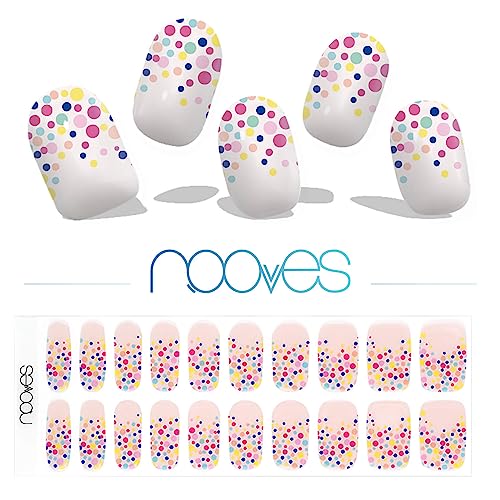 NOOVES - Gelfolien für Nägel, Party Time - mehrfarbig, 20 Stück, Premium-Gelnägel, Gel, Nagelaufkleber, inkl. 1 Nagelfeile und 1 Orangenstab, vegan NOOVES - Gelfolien für Nägel, Party Time - mehrfarbig, 20 Stück, Premium-Gelnägel, Gel, Nagelaufkleber, inkl. 1 Nagelfeile und 1 Orangenstab, vegan von NOOVES