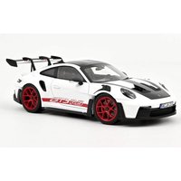 NOREV 187373 1:18 Porsche 911 GT3 RS w/Weissach Pack 2022 White/Pyro Red von NOREV