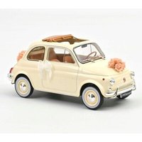 NOREV 187780 1:18 Fiat 500 L Ivory Wedding Gift 1968 von NOREV