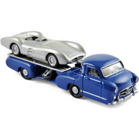 NOREV 311000 1:64 Mercedes Benz Renntransporter + Mercedes Benz W196 1954 (Reprod 2026) von NOREV