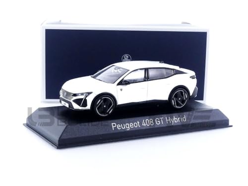 NOREV Peugeot 408 GT Hybrid 2023 Pearl White 1:43 von NOREV