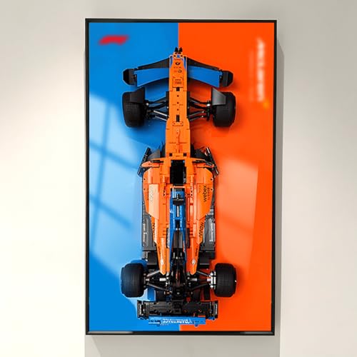 Display-Wandtafel für Lego Technic McLaren Formula 1 42141, 75x45cm Display-Tafel für Lego-Auto-Wandhalterung, 75 x 45 cm von NOVDA
