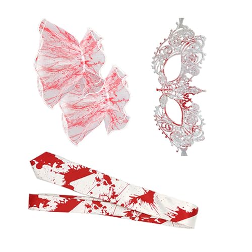 Bequeme Schreckliche Blutzubehör Halloween Rock Für Abnutzung Während Halloween Partys Und Cosplay Event Realistische Horror Blut Blemishes Outfit von NPXUAMTJ