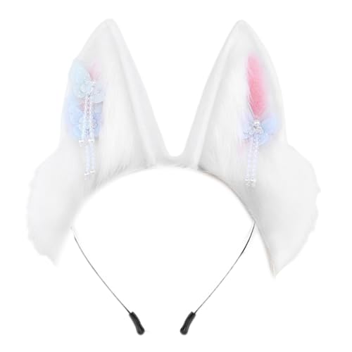 NPXUAMTJ Animalohr Stirnband Osterhasen Ohren Stirnband Kaninchen Halloween Cosplay Hairband Hair Accessoires Bunnies Stirnbänder von NPXUAMTJ
