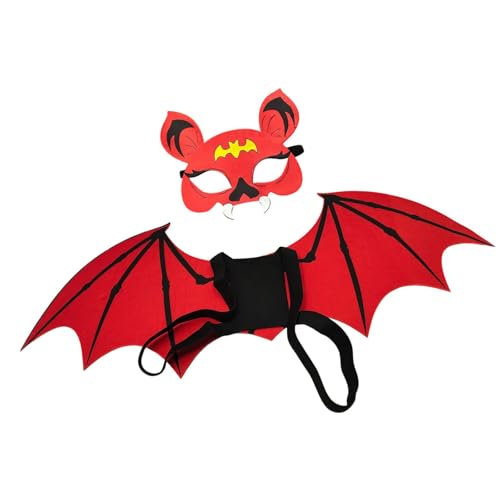 NPXUAMTJ Childrens Halloween Fledermausflügelmaske 2 Teilige Set Soft Files Kostümzubehör Für Sichere Cosplay Zubehör Zum Anziehen Von Spielen Nichtranges Halloween Accessoires NPXUAMTJ Childrens Halloween Fledermausflügelmaske 2 Teilige Set Soft Files Kostümzubehör Für Sichere Cosplay Zubehör Zum Anziehen Von Spielen Nichtranges Halloween Accessoires von NPXUAMTJ