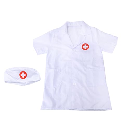 NPXUAMTJ Doktor Kostüm Für Kinder Mädchen Jungen Arzt Rollenspiel Spiel Dressing von NPXUAMTJ
