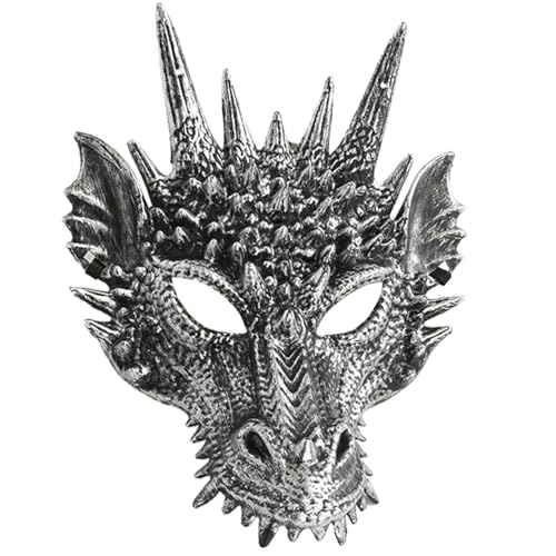 NPXUAMTJ Drachenkopf für Kinder Erwachsene Halloween Festival Party Drache Cosplay Kostüm Halloween Cosplay Kostüm von NPXUAMTJ