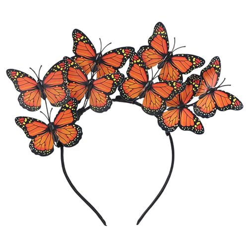 NPXUAMTJ Dunkeles Thema Skeletthaarstück Elastic Party Headwears Für Cosplay Event Und Festivalfeier Halloween Hair Accessoires Für Frauen/Männer von NPXUAMTJ