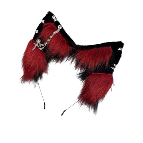 Fashion Plüsch Tierisches Ohrhaarband Halloween Party Accessoire Für Kinder Erwachsene Weiche Haare Dekore Bequem Tragen Weiche Halloween Party Stirnbänder Für Kinder von NPXUAMTJ