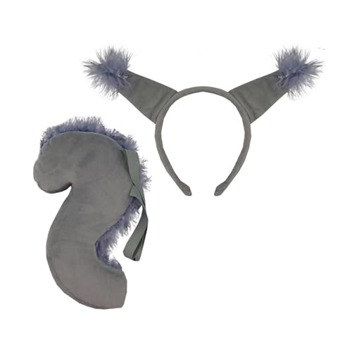 NPXUAMTJ Halloween Eichhörnchen Cosplay Kostüme Set Eichhörnchen Stirnband Schwanz Halloween Tierkleid Kostüm Zum Geburtstag Für Kinder Erwachsene von NPXUAMTJ
