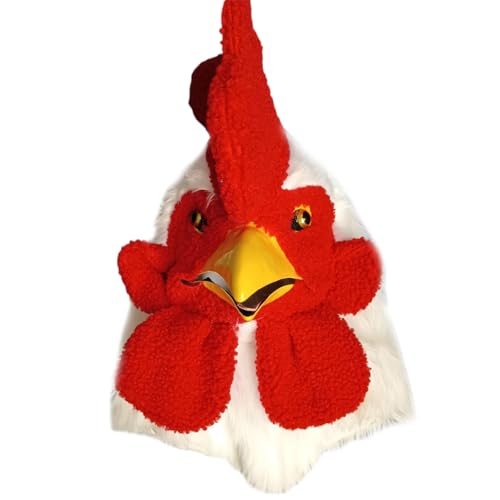 NPXUAMTJ Halloween Full Head Face Deckbedeckung Cosplay Kopfbedeckung Full Head Panda Rooster Füchse Gesichtsabdeckung von NPXUAMTJ