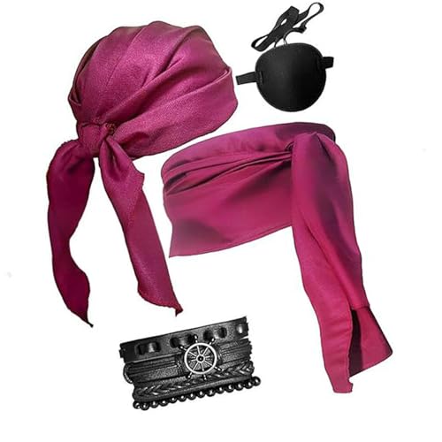 NPXUAMTJ Halloween Pirate Kostümzubehör Schalhut Taillengürtel Augenflecken Für Mittelalterliche Renaissances Cosplay Kostümzubehör NPXUAMTJ Halloween Pirate Kostümzubehör Schalhut Taillengürtel Augenflecken Für Mittelalterliche Renaissances Cosplay Kostümzubehör von NPXUAMTJ