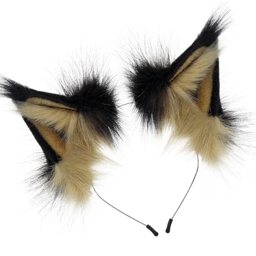 NPXUAMTJ Handgefertigte Kunstpelze Füchse Wolf Ohren Stirnband Halloween Weihnachts Cosplay Kostümzubehör Pelzige Tierhaar Hoop Katzen Füchse Wolf Stirnband Und Schwanz NPXUAMTJ Handgefertigte Kunstpelze Füchse Wolf Ohren Stirnband Halloween Weihnachts Cosplay Kostümzubehör Pelzige Tierhaar Hoop Katzen Füchse Wolf Stirnband Und Schwanz von NPXUAMTJ