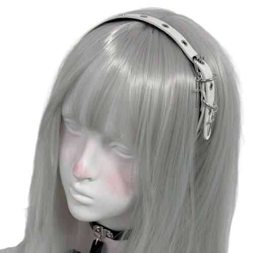 NPXUAMTJ Heißes Mädchen Punk Kreuzt Haare Haar Leder Stirnband Für Cosplay 2000er Mode Unisex Tragen Gothic Hair Hoop PU NPXUAMTJ Heißes Mädchen Punk Kreuzt Haare Haar Leder Stirnband Für Cosplay 2000er Mode Unisex Tragen Gothic Hair Hoop PU von NPXUAMTJ