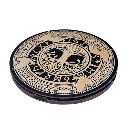 NPXUAMTJ Holzschild Holzmeditationen Werkzeugmeditationen Ornamente Für Tischspielreisen Und Ritual Runen Für Familienaktivitäten NPXUAMTJ Holzschild Holzmeditationen Werkzeugmeditationen Ornamente Für Tischspielreisen Und Ritual Runen Für Familienaktivitäten von NPXUAMTJ