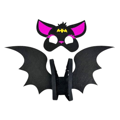 NPXUAMTJ Kinder Für Erwachsene Fledermaus Kleid Kostüm Halloween Bat Wing Bat Maske Für Kinder Erwachsener Halloween Weihnachtsgeburtstag Cosplay NPXUAMTJ Kinder Für Erwachsene Fledermaus Kleid Kostüm Halloween Bat Wing Bat Maske Für Kinder Erwachsener Halloween Weihnachtsgeburtstag Cosplay von NPXUAMTJ