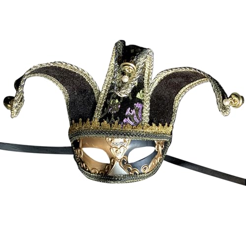 NPXUAMTJ Masquerade Halbgesicht Halloween Eyemask Kostüm Halbe Deckung Masquerade Kostümgreifung Für Frauen Männer Halloween NPXUAMTJ Masquerade Halbgesicht Halloween Eyemask Kostüm Halbe Deckung Masquerade Kostümgreifung Für Frauen Männer Halloween von NPXUAMTJ