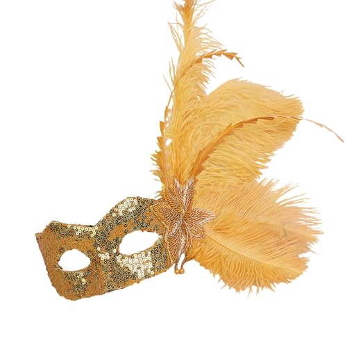 NPXUAMTJ Masqueraden Maske Damen Gefiederte Pailletten Venezianer Party Abend Prom Ball Masque Halloween Cosplay Kostüme Venezianer Frauen Für Maskeraden NPXUAMTJ Masqueraden Maske Damen Gefiederte Pailletten Venezianer Party Abend Prom Ball Masque Halloween Cosplay Kostüme Venezianer Frauen Für Maskeraden von NPXUAMTJ