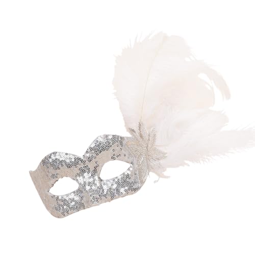 NPXUAMTJ Masqueraden Maske Damen Gefiederte Pailletten Venezianer Party Abend Prom Ball Masque Halloween Cosplay Kostüme Venezianer Frauen Für Maskeraden NPXUAMTJ Masqueraden Maske Damen Gefiederte Pailletten Venezianer Party Abend Prom Ball Masque Halloween Cosplay Kostüme Venezianer Frauen Für Maskeraden von NPXUAMTJ