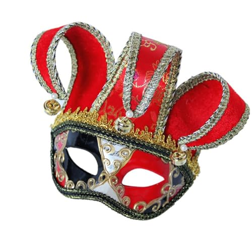 NPXUAMTJ Masquerades Venezianer Comedy Maske Jesters Masque Cosplay Masque Exquisite Wanddekore Für Carnivals Halloween Party Wanddekorationen von NPXUAMTJ