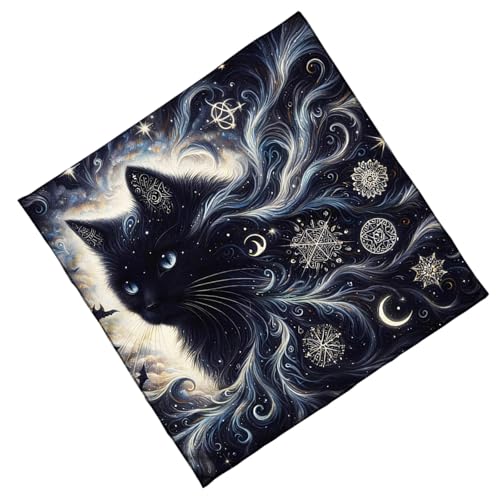 NPXUAMTJ Mystische Tarots Velvets Stofftischabdeckung Samtes Waschkultiges Okkult Dekoration Für Low Wartung Reinigungsmaschinen Waschbares Tarotentuch von NPXUAMTJ