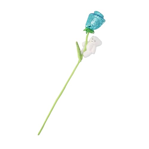 NPXUAMTJ Plüsch-Blume, Bärenform, Hochzeitszubehör, bequeme Stofftiere, Plüsch-Ornament, handgefertigtes Geschenk für Paare von NPXUAMTJ