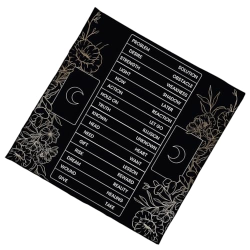 NPXUAMTJ Prämien Velvets Tarots Tischdecke Mehrfachgröße Mystische Fade Widerstandsfestes Waschmaschinen Accessoire Velvets Divination Table Abdeckung von NPXUAMTJ