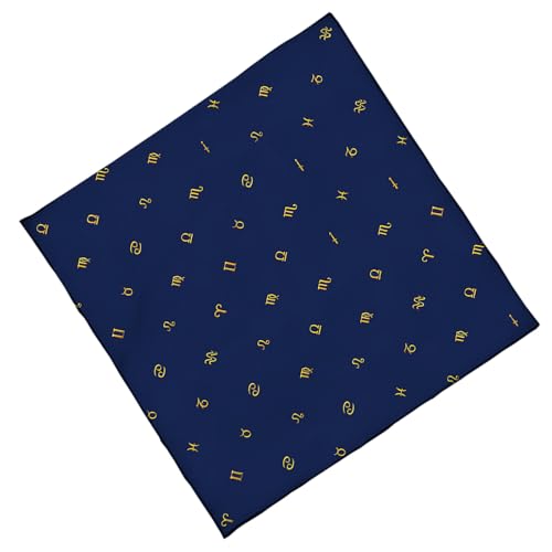 NPXUAMTJ Quadratische Divinationen Wandteppry Kleines Muster Astrologie Tischdecke Tarots Tischdecke Tischtuch Hexerei Liefert Göttisch Kartentisch Tuch Wand Dekore von NPXUAMTJ