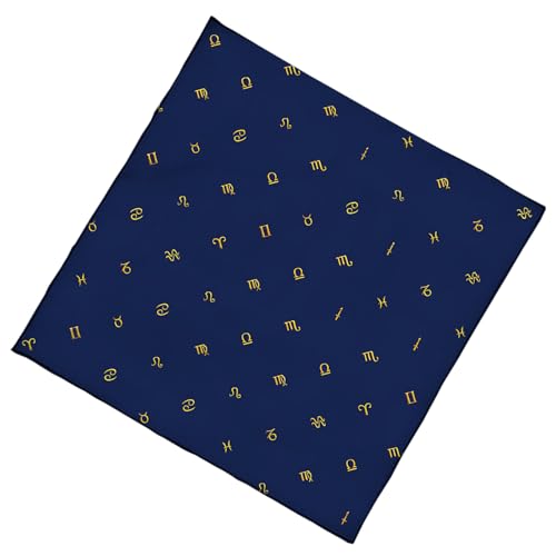 NPXUAMTJ Quadratische Divinationen Wandteppry Kleines Muster Astrologie Tischdecke Tarots Tischdecke Tischtuch Hexerei Liefert Göttisch Kartentisch Tuch Wand Dekore von NPXUAMTJ