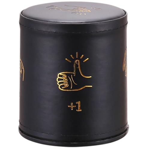 NPXUAMTJ Ruhige PU Leder Straight Dices Cup Shaker Dices Cups Trinkspiel Unterhaltung Dices Cup Game Supply von NPXUAMTJ