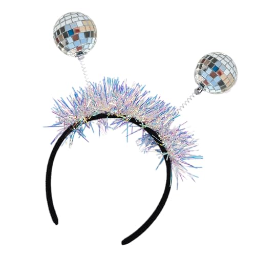 NPXUAMTJ Shining Dancing Party Haarband Glitzernd Disco Ball Hairhoop Für Nachtveranstaltung Halloween Party Kostüm Accessoire Kopfbedeckung Disco Spiegel Ball Haarband NPXUAMTJ Shining Dancing Party Haarband Glitzernd Disco Ball Hairhoop Für Nachtveranstaltung Halloween Party Kostüm Accessoire Kopfbedeckung Disco Spiegel Ball Haarband von NPXUAMTJ
