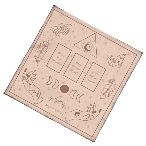 NPXUAMTJ Tarot Lesung Tuch Tragbare Ritualmatte Mit Mystischen Mustern Für Heimzeremonien Und Bunte Tarot Tuch NPXUAMTJ Tarot Lesung Tuch Tragbare Ritualmatte Mit Mystischen Mustern Für Heimzeremonien Und Bunte Tarot Tuch von NPXUAMTJ