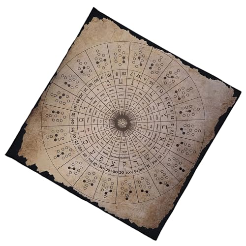 NPXUAMTJ Tarot Tischdecke Astrologie Stoff Wahrscheinlichkeit Wandteppich Deck Matte Lieferungen Gotteskarten Tischwand Wand Dekore von NPXUAMTJ