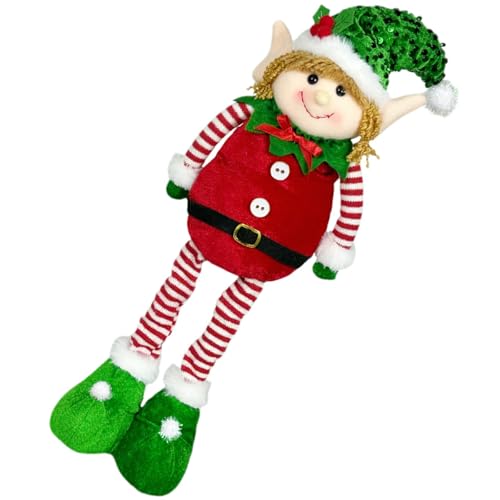 NPXUAMTJ Verschlusssierbare Weihnachts Plüsch Figur Dekoration Stoffed Plüschpuppe Für Home Office Klassenzimmer Winter Holiday Party Lieferungen Polyester Holiday Party Dekoration von NPXUAMTJ